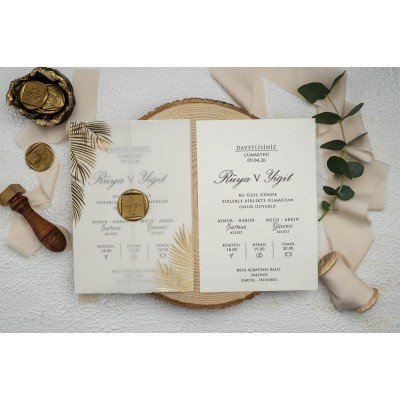 Düğün - Nişan Davetiyesi EKONOM Davetiye - 9328