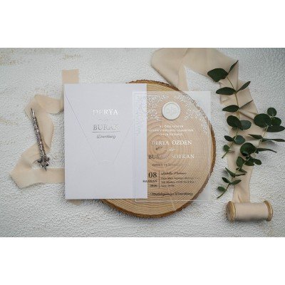 Düğün - Nişan Davetiyesi EKONOM Davetiye - 9364