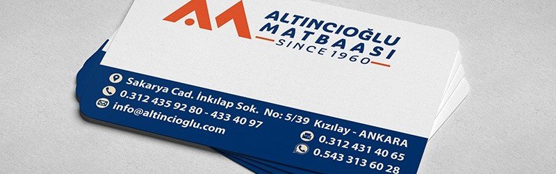 Ankara Kaliteli kartvizit Online Sipariş