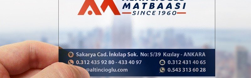 Ankara Ucuz Kartvizit Online Sipariş